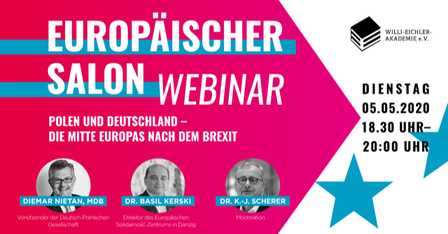 WEBINAR Europäischer Salon: Polen und Deutschland – die Mitte Europas nach dem Brexit