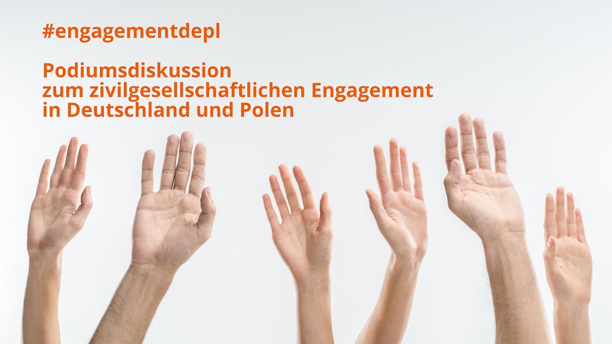 #engagementdepl - Podiumsdiskussion zum zivilgesellschaftlichen Engagement in Deutschland und Polen