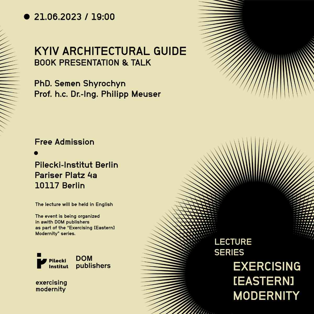 Kyiv Architectural Guide – book presentation & talk