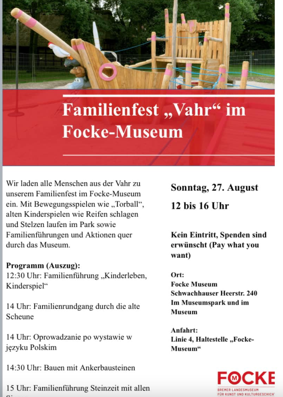 Focke Museum: Ausstellung in polnischer Sprache