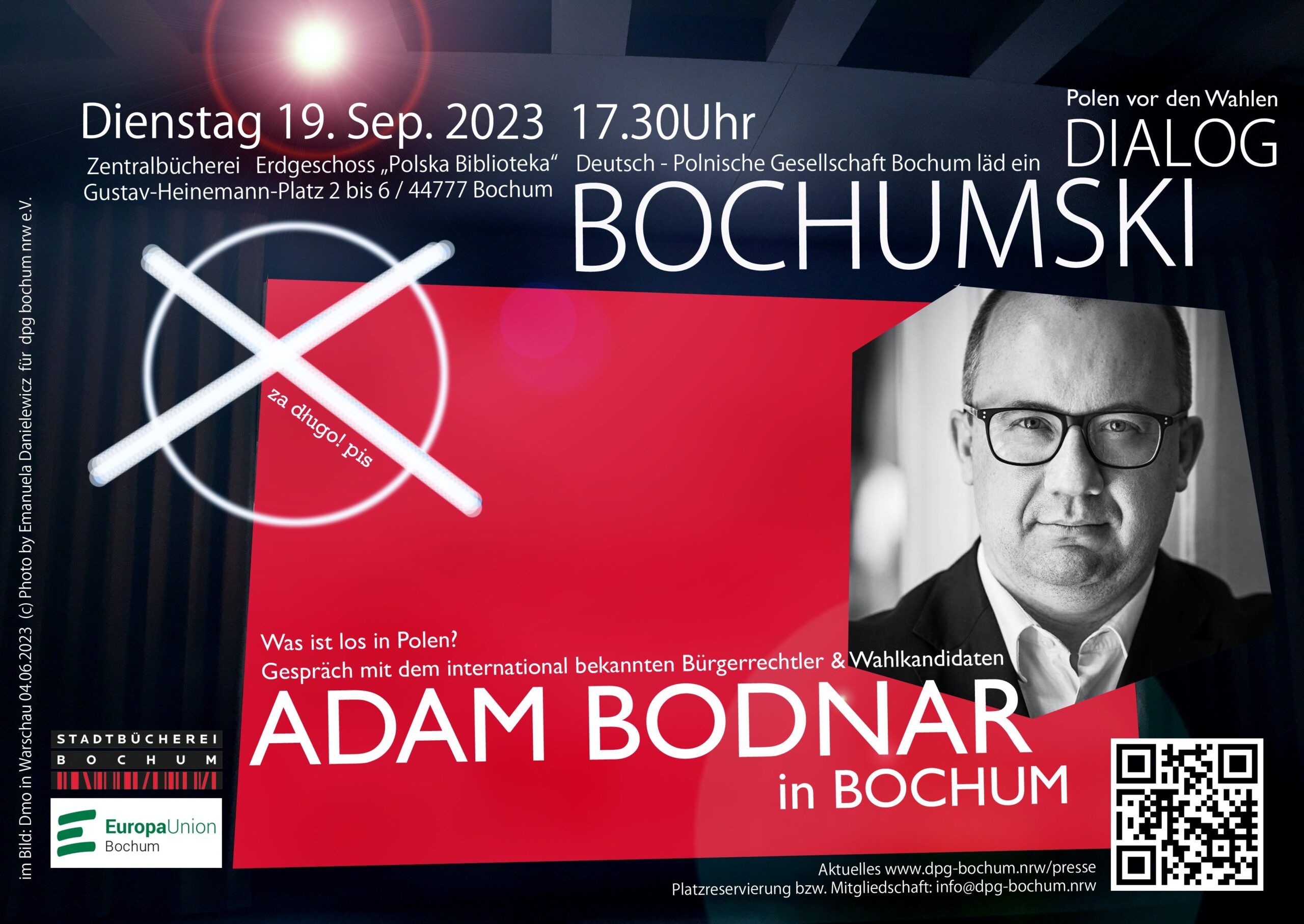 Dialog Bochumski: Treffen mit Adam Bodnar